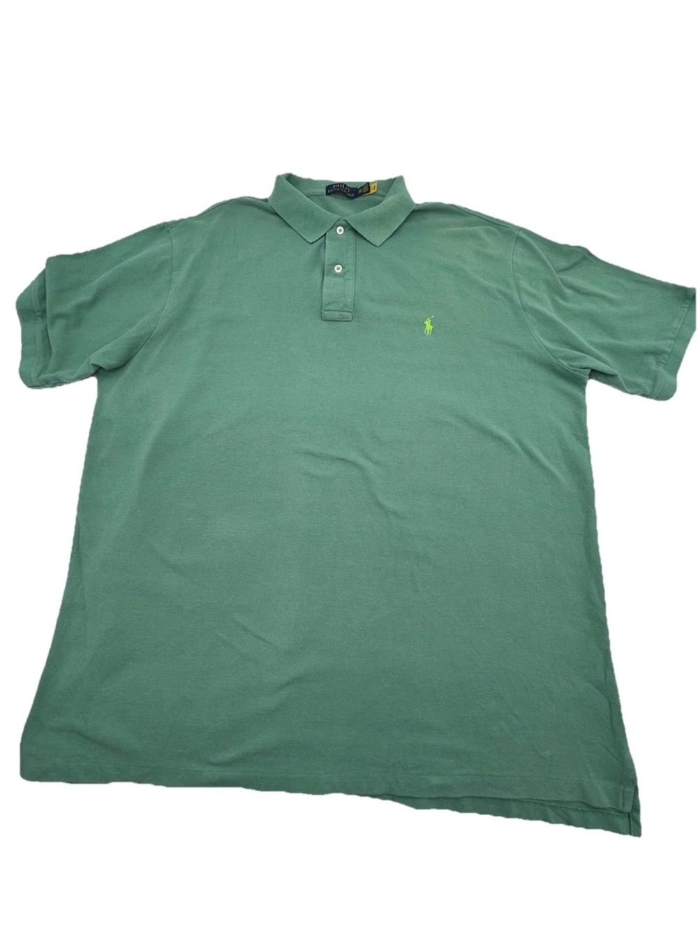 Ralph Lauren Mint Green Polo with Lime Pony